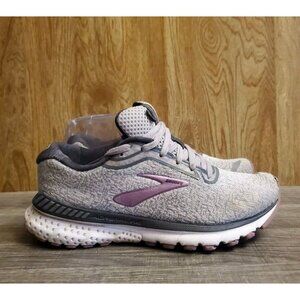 Brooks Athletic Shoes in Gray and Pink
